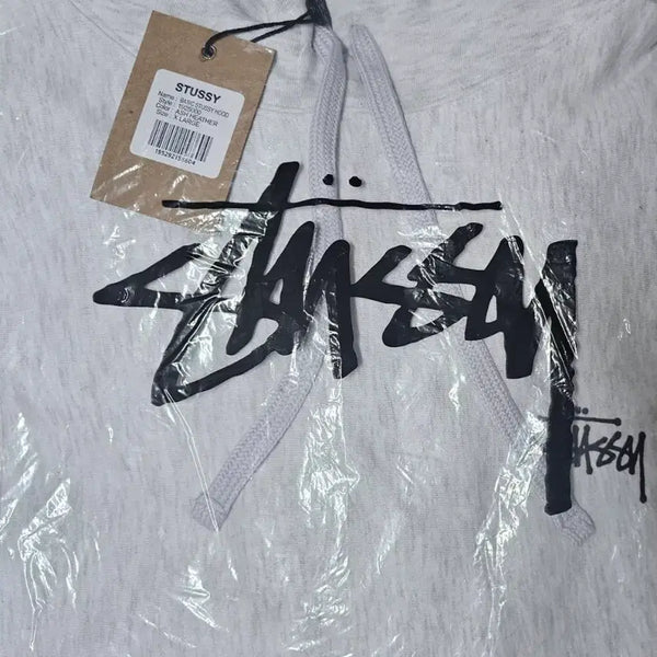 [BUNJANG] Stussy Basic Hoodie Ash Heather XL / 스투시 베이직 후드티 애쉬 헤더 XL