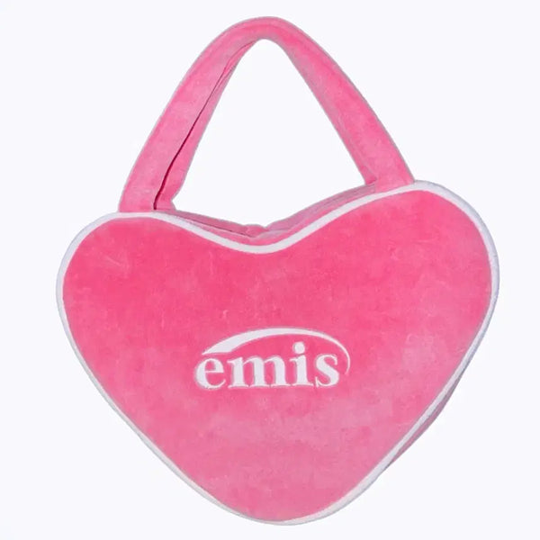 [BUNJANG] Emis Heart Fur Shoulder Bag Pink / emis 하트 퍼 숄더백 핑크