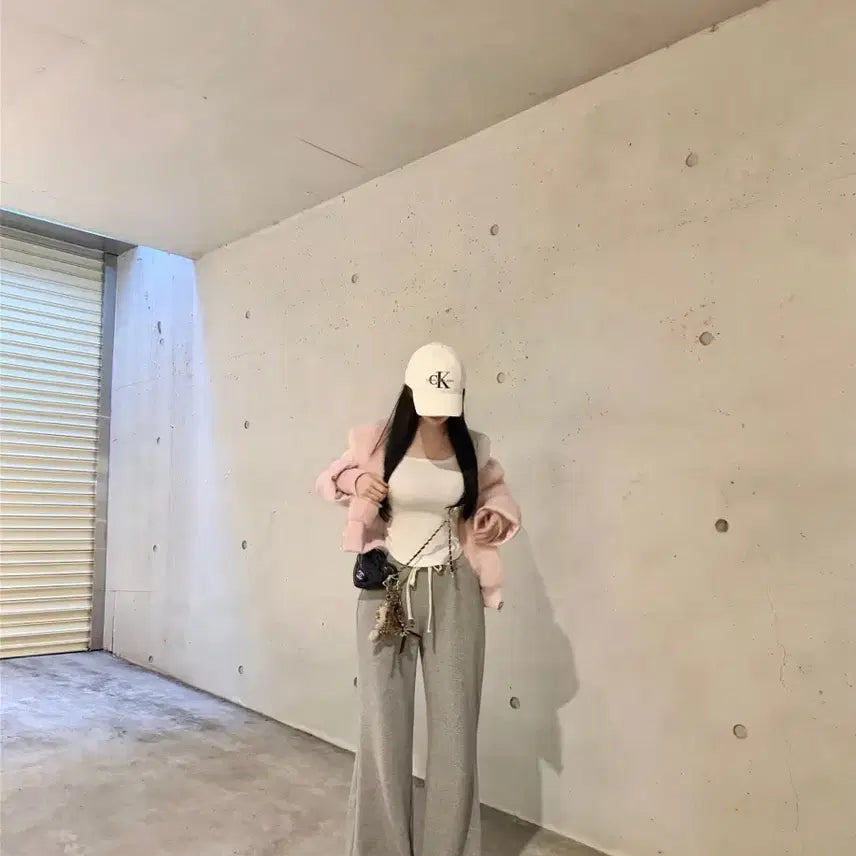 [BUNJANG] Bone-Fit Pants - Grey / 뼈말라핏 팬츠