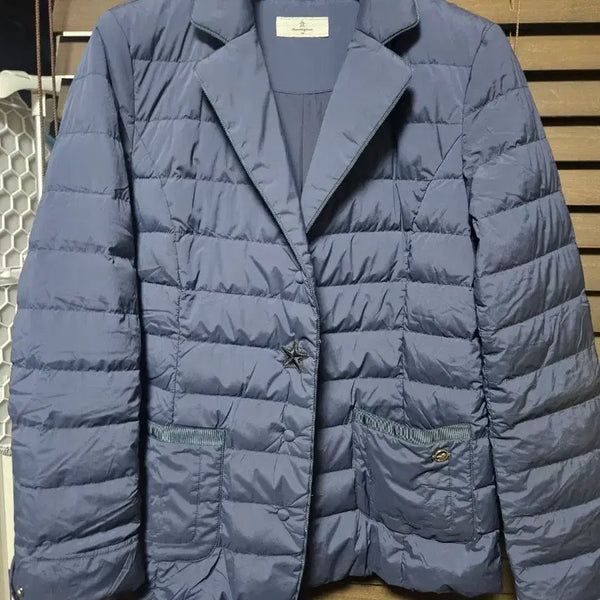 [BUNJANG] Munsingwear Women's Quilting Jacket Navy / 먼싱 퀼팅 자켓 네이비