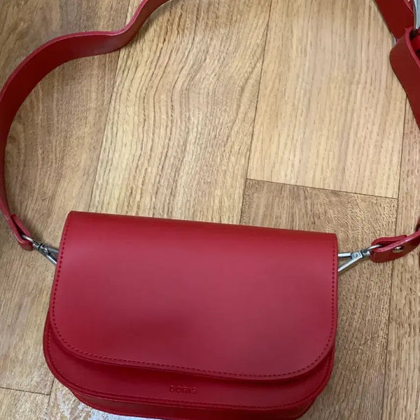 [BUNJANG] Doris Crossbody Bag - Red / 도리스 크로스백 레드