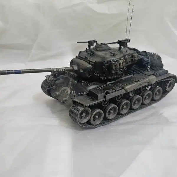 [BUNJANG] M26 Pershing 1/35 Scale Tank Model Kit (Completed) / 급처 M26 퍼싱 1/35 프라모델 완성작 처분