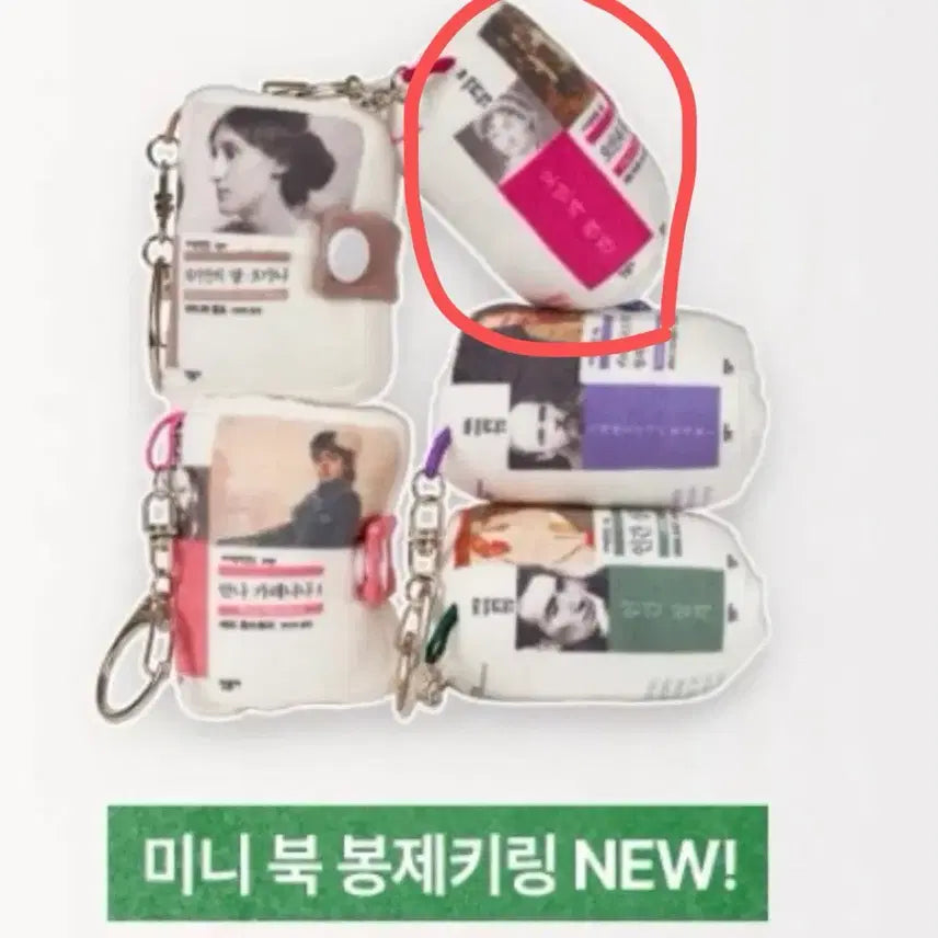 [BUNJANG] Gacha "Pride and Prejudice" Plush Keychain (Sealed) / 민음사 가챠 봉제키링 오만과 편견(미개봉)