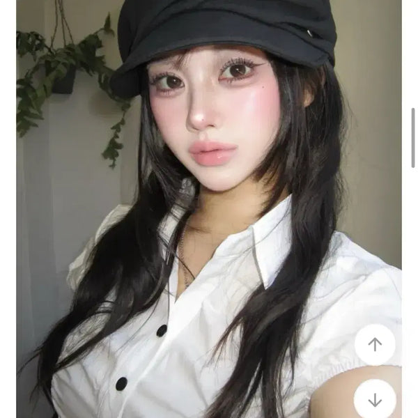 [BUNJANG] Avely Shirring Sailor Hat / 에이블리 헌팅캡 셔링캡 마도로스캡