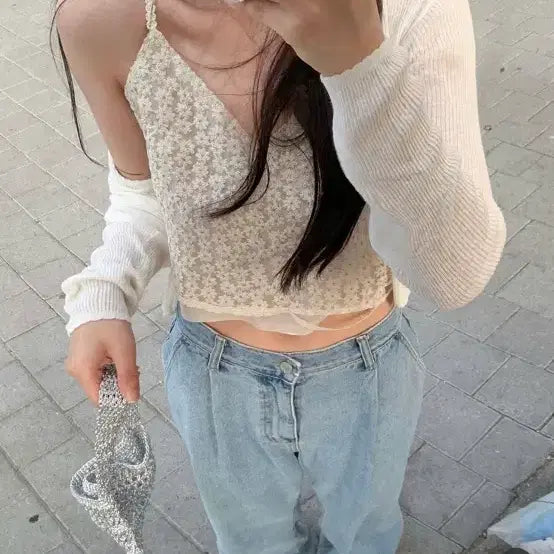 [BUNJANG] Nua Nua Liberty Flower Blouse / 누아누아 리버티 플라워 블라우스