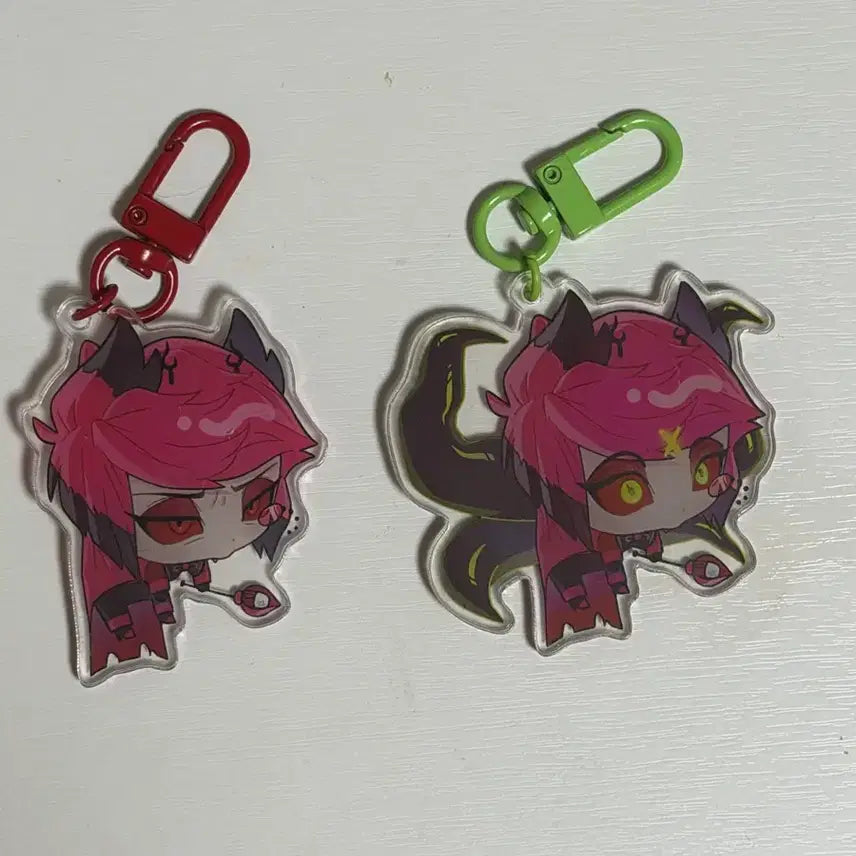 [BUNJANG] Hazbin Hotel Alastor Acrylic Keychain Bundle Set / 해즈빈 호텔 알래스터 아크릴 키링 비공굿 일괄 1.8