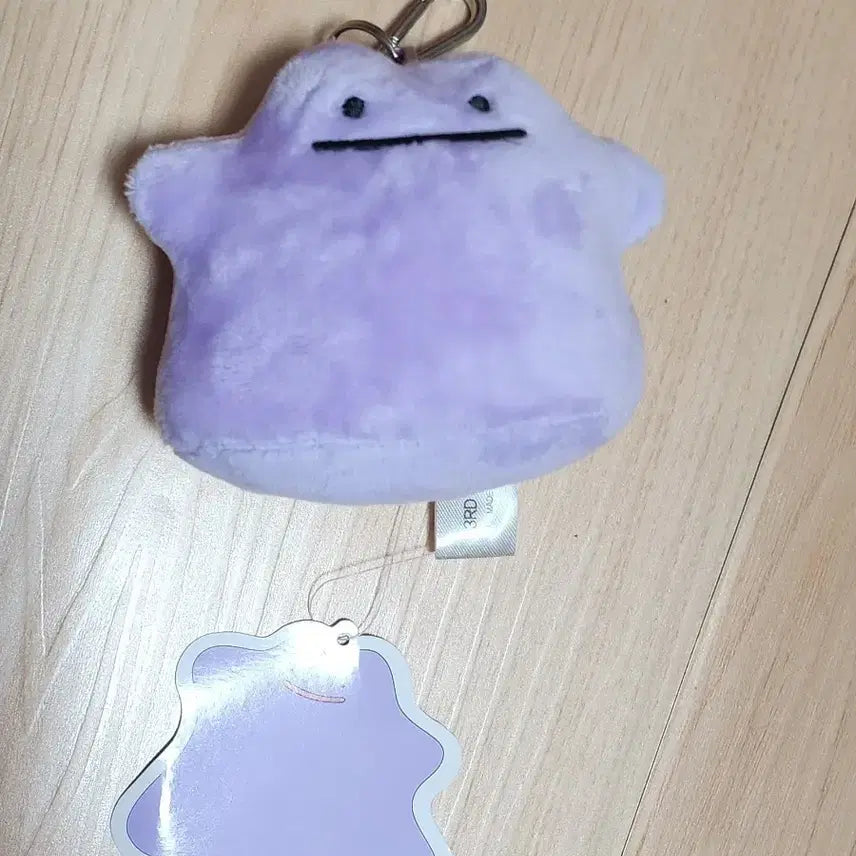 [BUNJANG] Pokemon Ditto Plush Keychain Authentic / 포켓몬스터 메타몽 인형 키링 정품