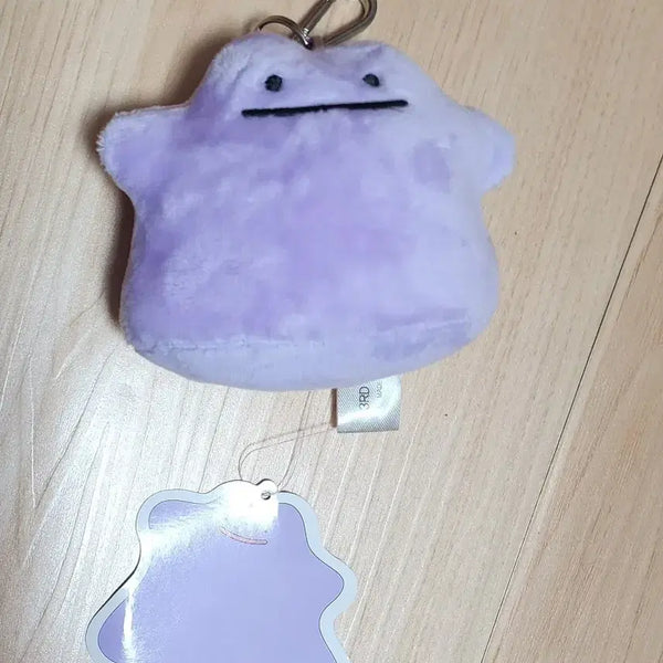 [BUNJANG] Pokemon Ditto Plush Keychain Authentic / 포켓몬스터 메타몽 인형 키링 정품