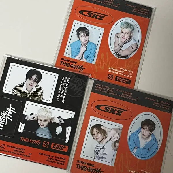[BUNJANG] Stray Kids DISC&THAT Album Magnet Set / 스트레이키즈 디스앤댓 앨범 마그넷 양도 리노 방찬 승민 아이엔