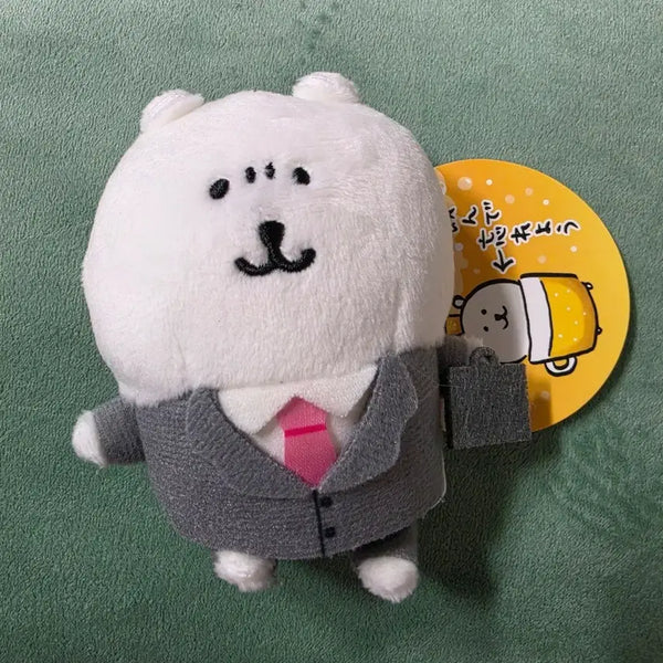 [BUNJANG] Nagano Nodding Bear Office Worker Mascot Keychain / 나가노 농담곰 어른들 마스코트 키링 신사 담곰이