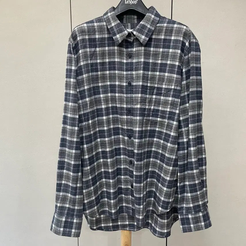[BUNJANG] Giordano Flannel Check Shirt M / (새상품) 지오다노 플란넬 체크 셔츠 M