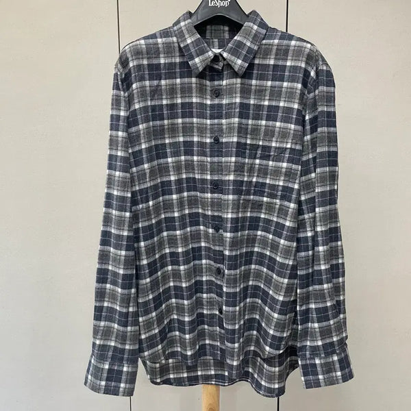 [BUNJANG] Giordano Flannel Check Shirt M / (새상품) 지오다노 플란넬 체크 셔츠 M