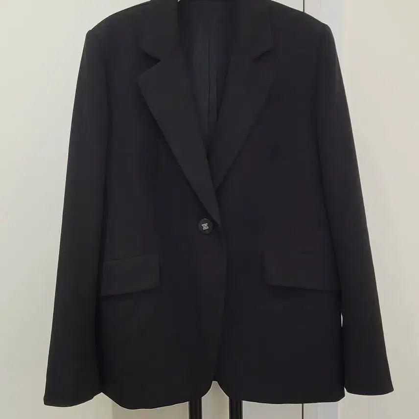 [BUNJANG] TIME (Hansem) Basic Black Jacket Size 66 / 한섬 타임 봄가을용 기본 자켓 블랙 66사이즈