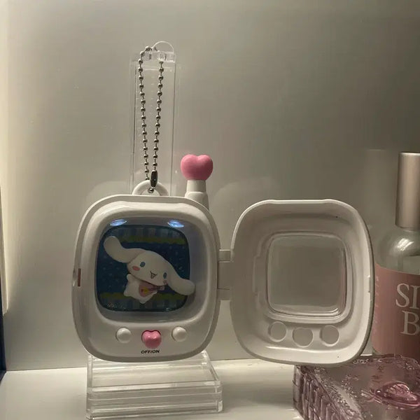 [BUNJANG] Sanrio Cinnamoroll Mini TV LED Keyring / 산리오 시나모롤 미니TV LED키링
