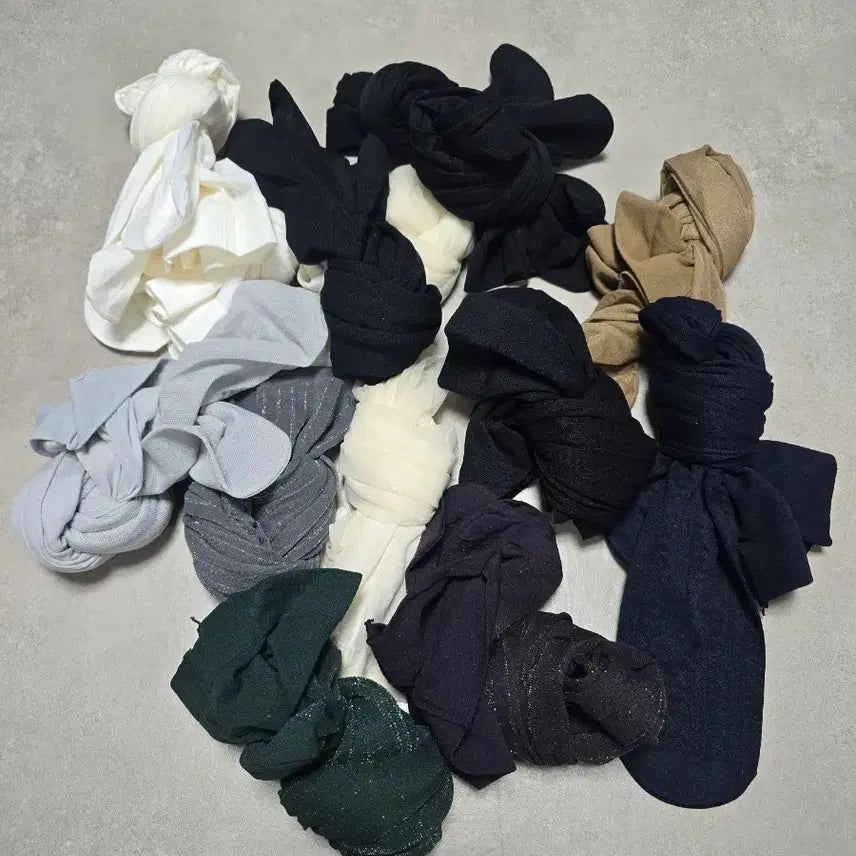 [BUNJANG] 14 Pairs Patterned Stockings / 스타킹
