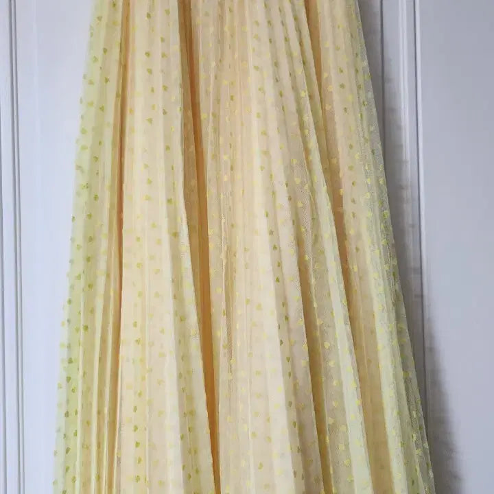[BUNJANG] Bicini Heart Sha Long Skirt / 바이씨니 하트샤 스커트