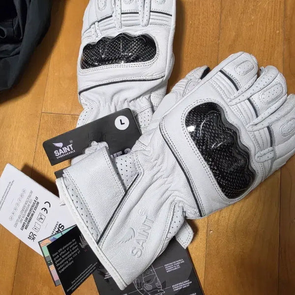 [BUNJANG] SAINT Road Gloves 2.0 White L / SAINT 로드글러브 2.0 화이트 L 새상품