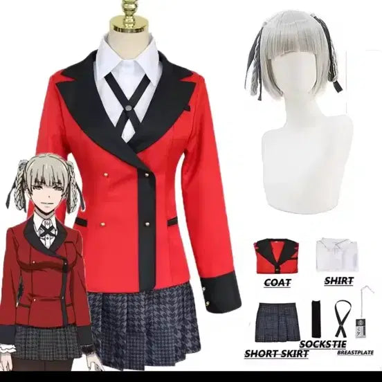 [BUNJANG] Kakegurui Cosplay Full Set / 카케구루이 코스프레 세트 판매