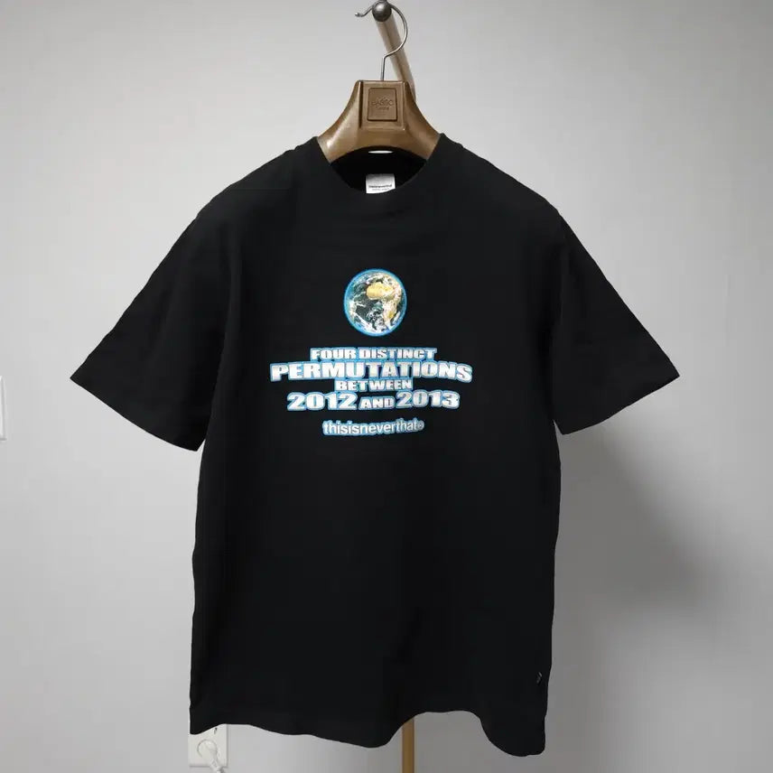 [BUNJANG] thisisneverthat Black Earth T-Shirt Size S / S ) 디스이즈네버댓 블랙 지구 티셔츠 블랙