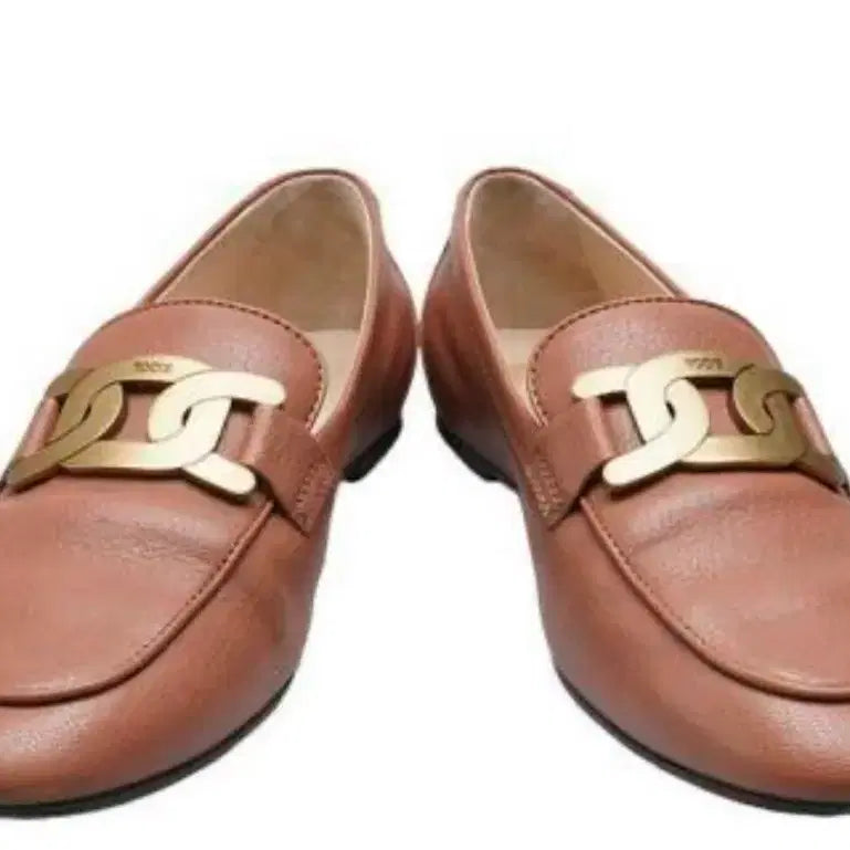 [BUNJANG] Tod's Women's Brown Kate Loafers / 토즈 여성 브라운 케이트 로퍼