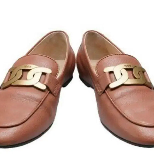 [BUNJANG] Tod's Women's Brown Kate Loafers / 토즈 여성 브라운 케이트 로퍼