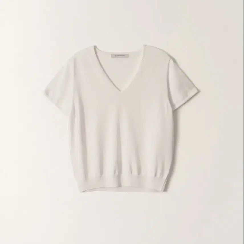 [BUNJANG] Nothing Written Lany Short Sleeve Knit / 여성free44~66 낫띵리튼 랜이 쇼트 슬리브 니트 가을레이어드 티셔츠 Nothing Written