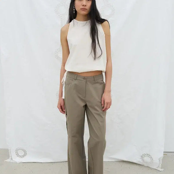 [BUNJANG] Sodding Bread Senne Khaki Cargo Pants (Medium) / 쏘딩키브레드 Senne Khaki Cargo Pants (m)