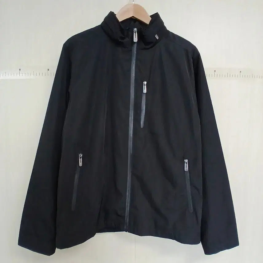 [BUNJANG] TECHxTUME Windbreaker Jumper Black / TECHxTUME 바람막이 점퍼 블랙