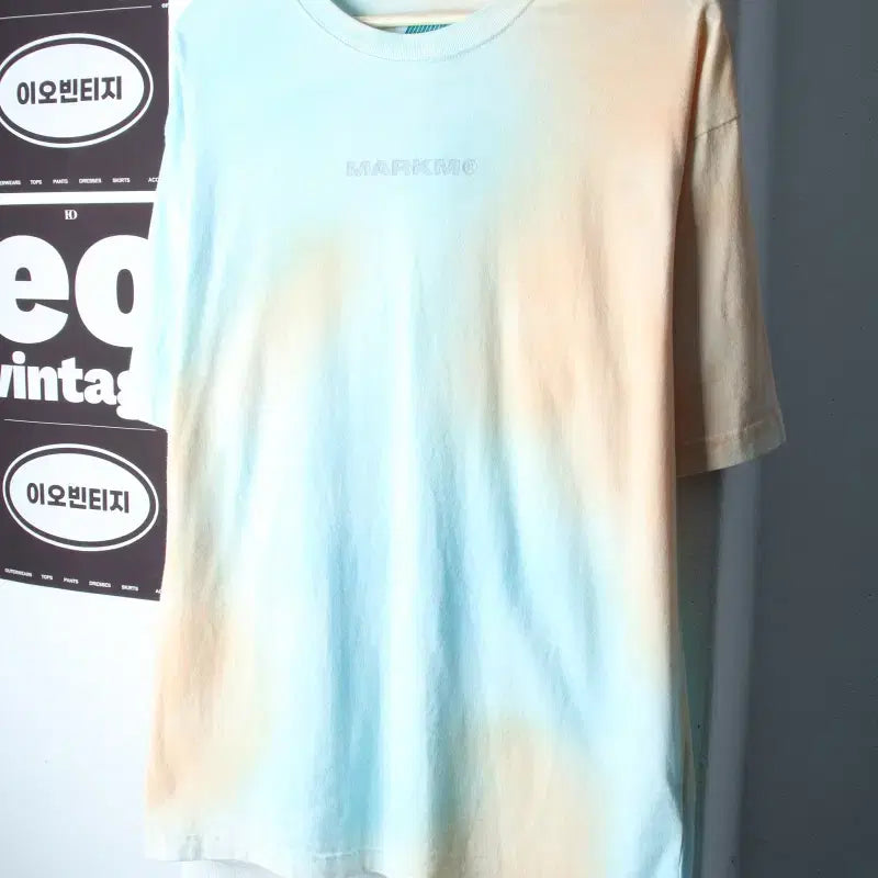 [BUNJANG] MARK M Tie-Dye Gradient Short-Sleeve T-Shirt / (S-XL) 마크엠 반팔 티셔츠 새상품 타이다이 그라데이션-H37813