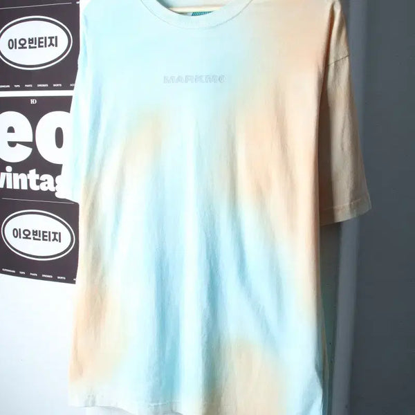 [BUNJANG] MARK M Tie-Dye Gradient Short-Sleeve T-Shirt / (S-XL) 마크엠 반팔 티셔츠 새상품 타이다이 그라데이션-H37813