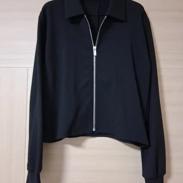 [BUNJANG] Theory Jersey Black Zip-Up / 띠어리 저지 블랙 집업