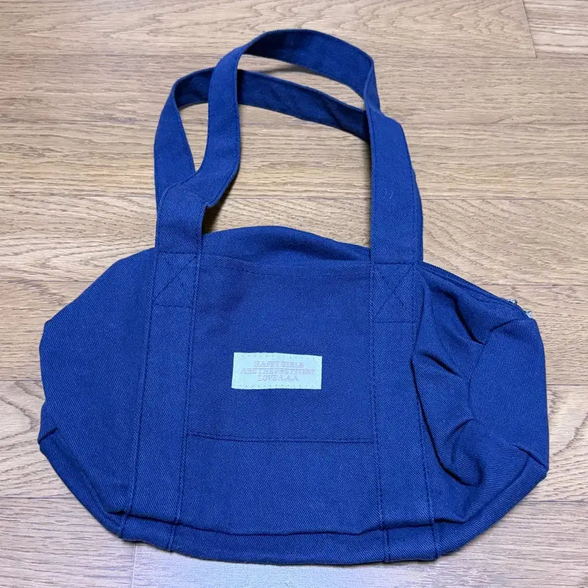[BUNJANG] Navy Shoulder Duffle Bag / 네이비 숄더 더플백