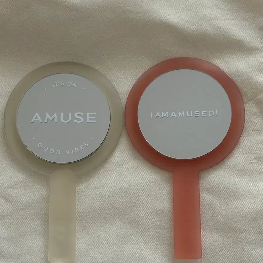 [BUNJANG] Amuse Compact Mirror Set (Discontinued) / (단종) 어뮤즈 AMUSE 손거울 2개
