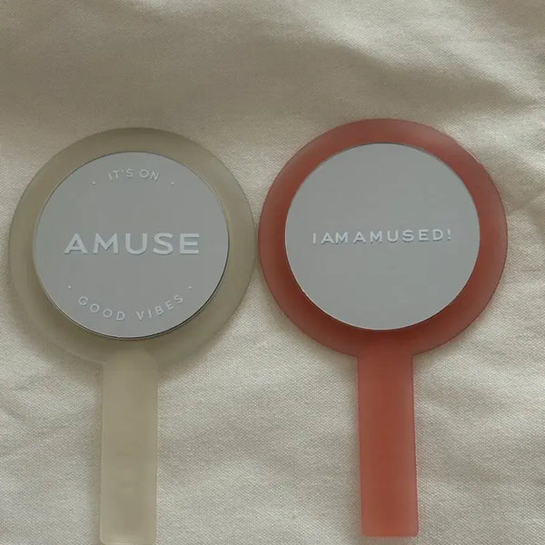[BUNJANG] Amuse Compact Mirror Set (Discontinued) / (단종) 어뮤즈 AMUSE 손거울 2개