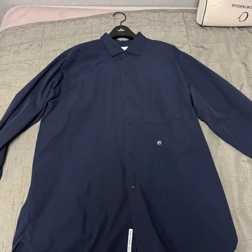 [BUNJANG] nanamica Wind Shirt Navy M / 나나미카 윈드셔츠