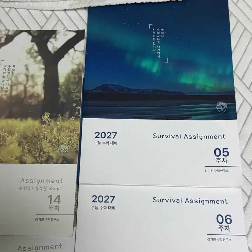 [BUNJANG] Kang Ki Won Step 1 14,15, Survival 5,6,7, Book Bundle Set / 강기원 어싸