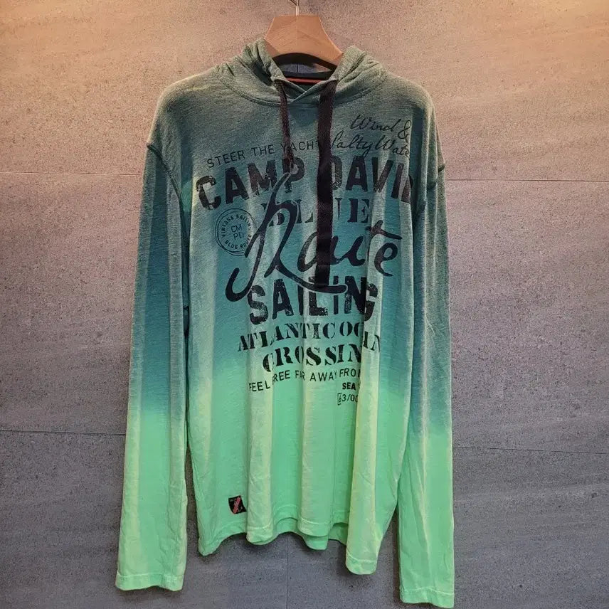 [BUNJANG] Camp David Gradient Hoodie / CAMP DAVID. 그라데이션 후드티. 미착.