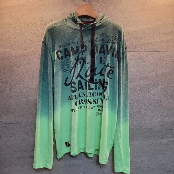 [BUNJANG] Camp David Gradient Hoodie / CAMP DAVID. 그라데이션 후드티. 미착.