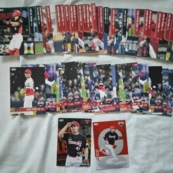 [BUNJANG] KBO Baseball Cards - Kia Tigers (Normal) / kbo 카드 노멀 (기아)