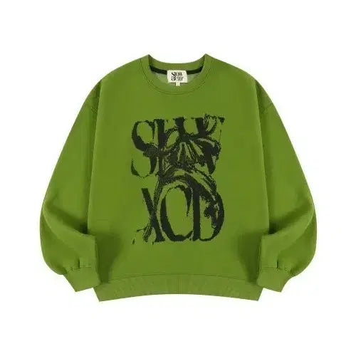 [BUNJANG] Slow Acid Peacheskin Rusty Logo Sweatshirt (Size S) / 슬로우애시드 피치스킨 러스티 로고 스웨트셔츠 기모 맨투맨 S사이즈 택달린새제품