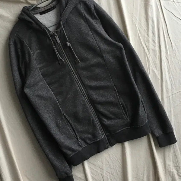 [BUNJANG] Calvin Klein Spell Logo Hooded Zip-Up / 캘빈클라인 스펠로고 후드집업