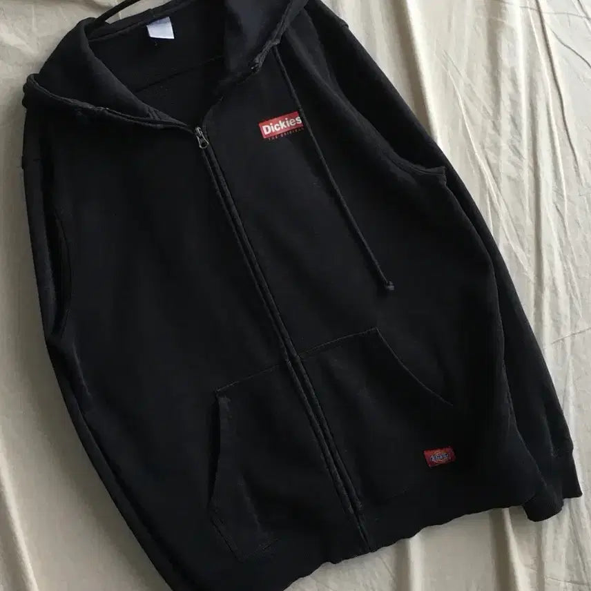 [BUNJANG] Dickies Chest Logo Hoodie Zip-Up / 디키즈 가슴로고 후드집업