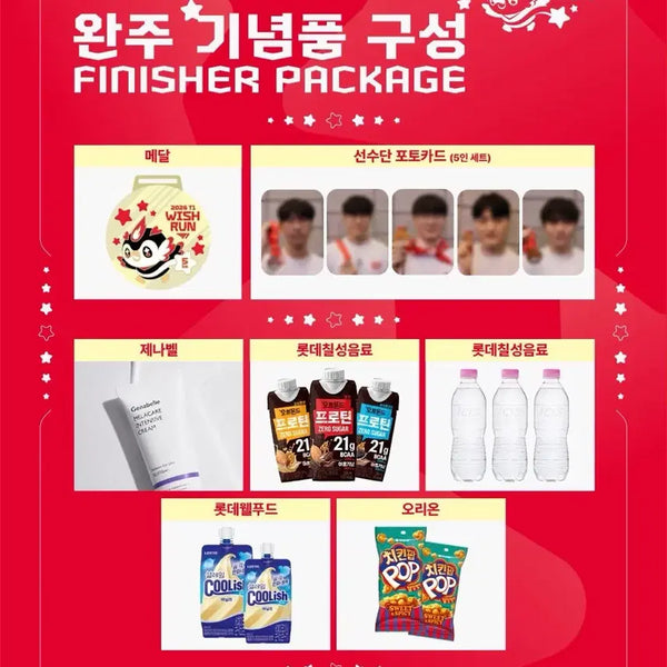 [BUNJANG] T1 Wish Run Photocard Set / T1 WISH RUN 완주 포토카드 Set