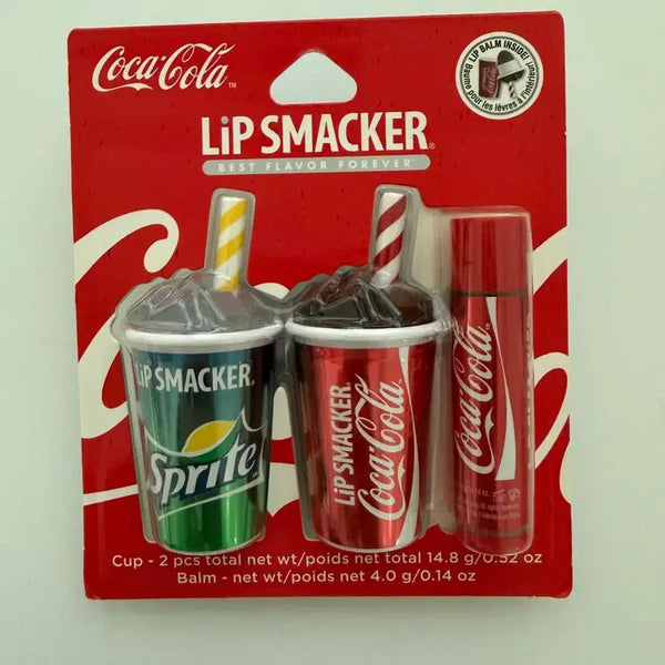 [BUNJANG] Lip Smacker Coca-Cola & Sprite Lip Balm Set / 립스매커 코카콜라 스프라이트 립밤 세트