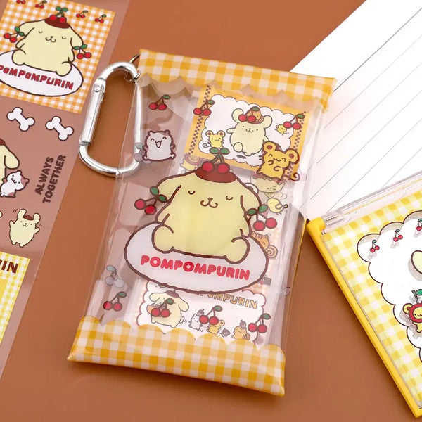 [BUNJANG] Pompompurin 30th Anniversary Clear Card Case Keychain / 폼폼푸린 30주년 투명 카드 케이스 키링