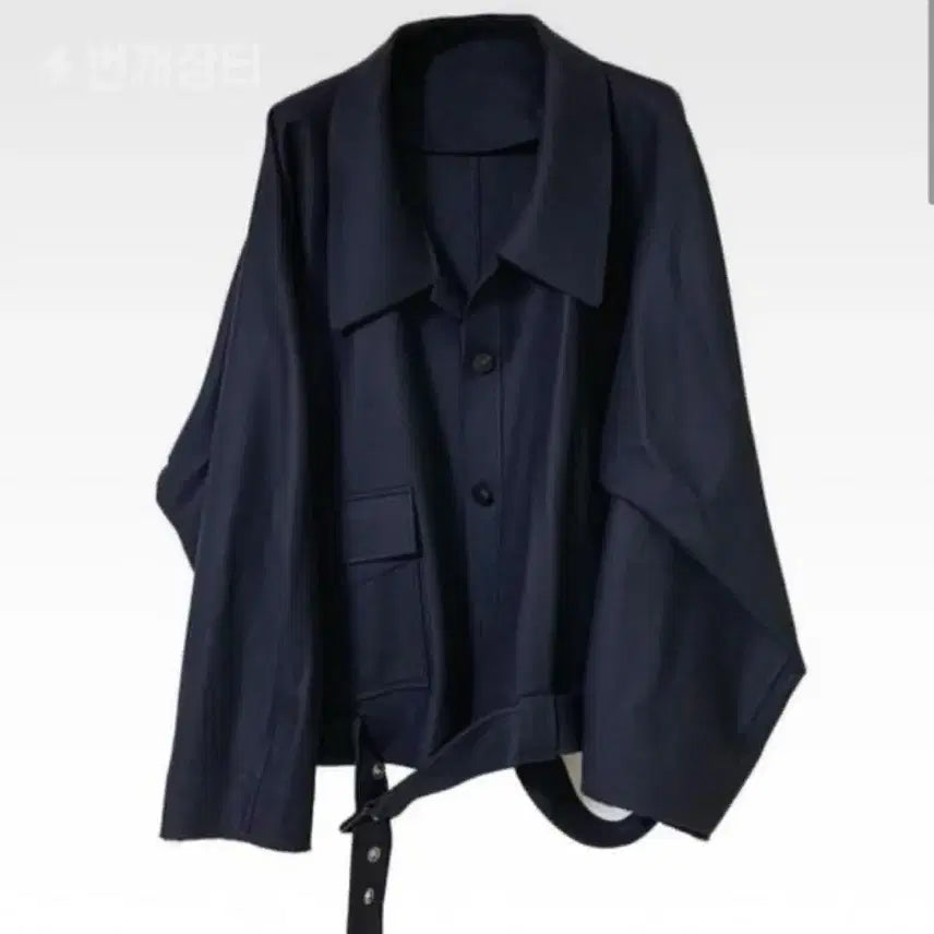 [BUNJANG] RBU Belted Blouson Navy / rbu 벨티드 블루종 네이비 1