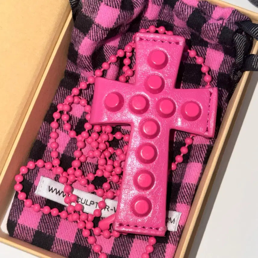 [BUNJANG] Sculptor Pink Card Wallet / 스컬프터 핑크 카드 지갑 월렛