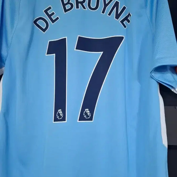 [BUNJANG] Manchester City 17-18 De Bruyne Jersey Size L / (새상품)17-18 맨시티 데브라이너 유니폼 사이즈L