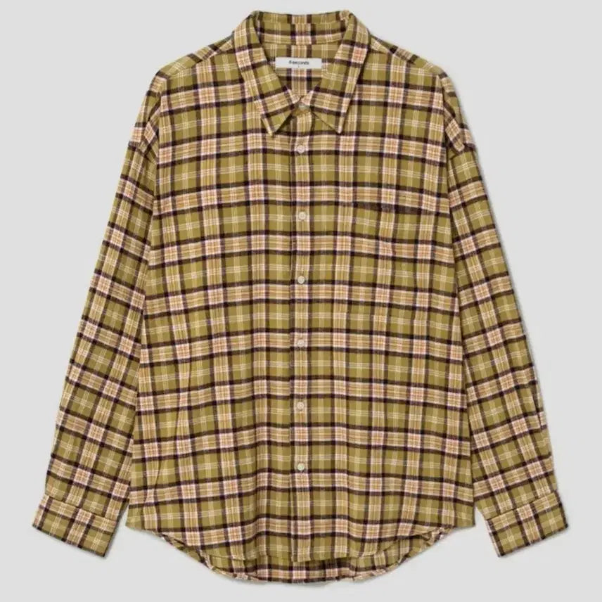 [BUNJANG] 8SECONDS Flannel Oversized Tartan Check Shirt M / 에잇세컨즈 플란넬 오버핏  타탄 체크 셔츠 M