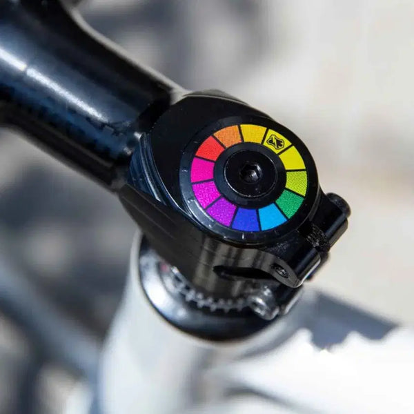 [BUNJANG] Cinelli Mash Rainbow Stem Cap / 치넬리 mash 매쉬 탑캡 스템캡 레인보우